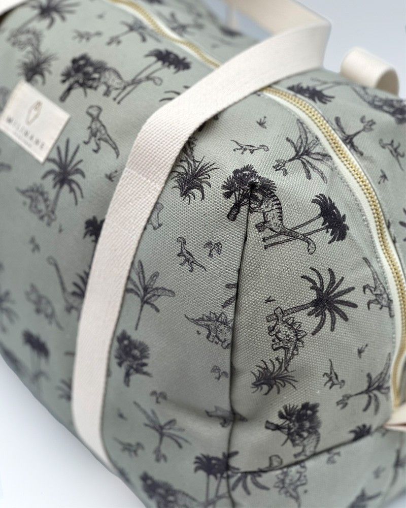 Sac à langer bébé garçon motif t - rex - milinane