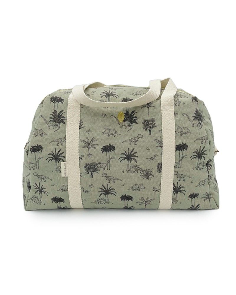 Sac à langer bébé garçon motif t - rex - milinane