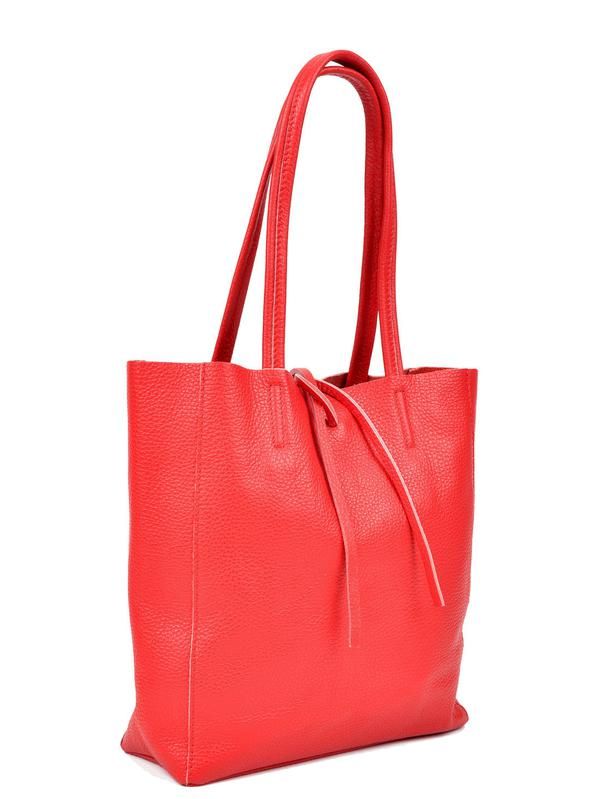 Sac à main en cuir rouge pour femme - sofia cardoni