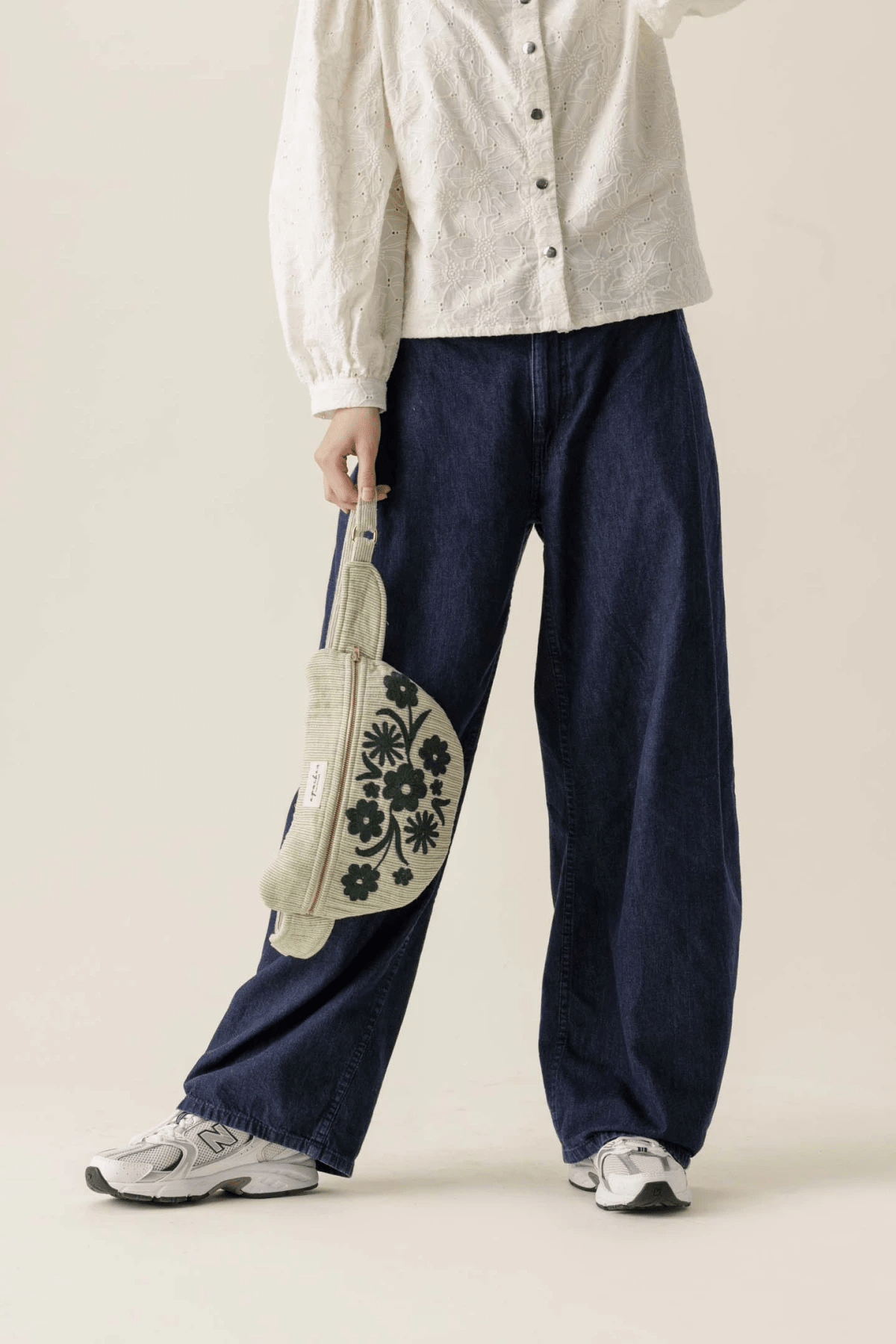 Sac Banane Brodé Khadai Small line - Apaches collections