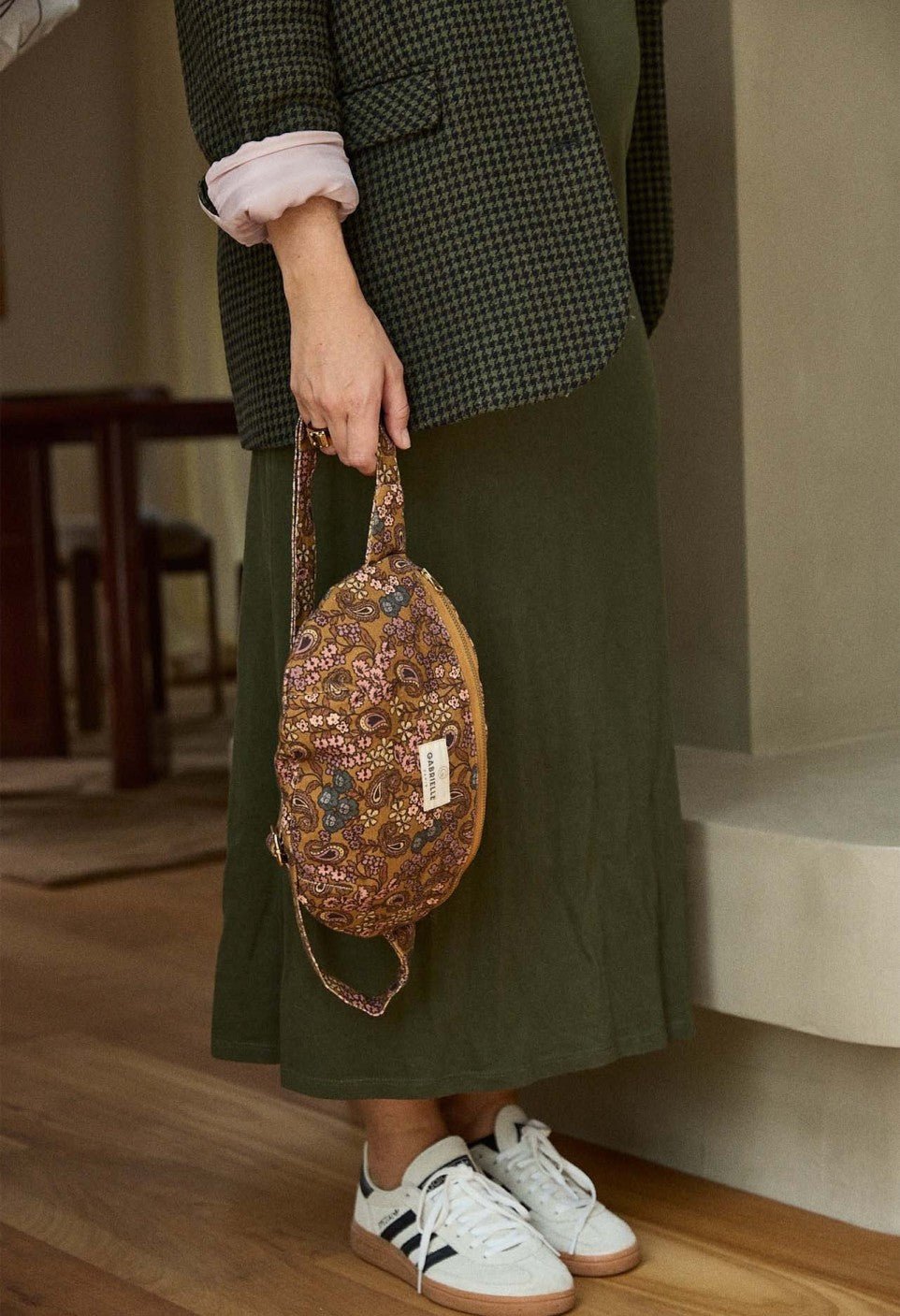 Sac banane femme en coton arabesque - Gabrielle Paris