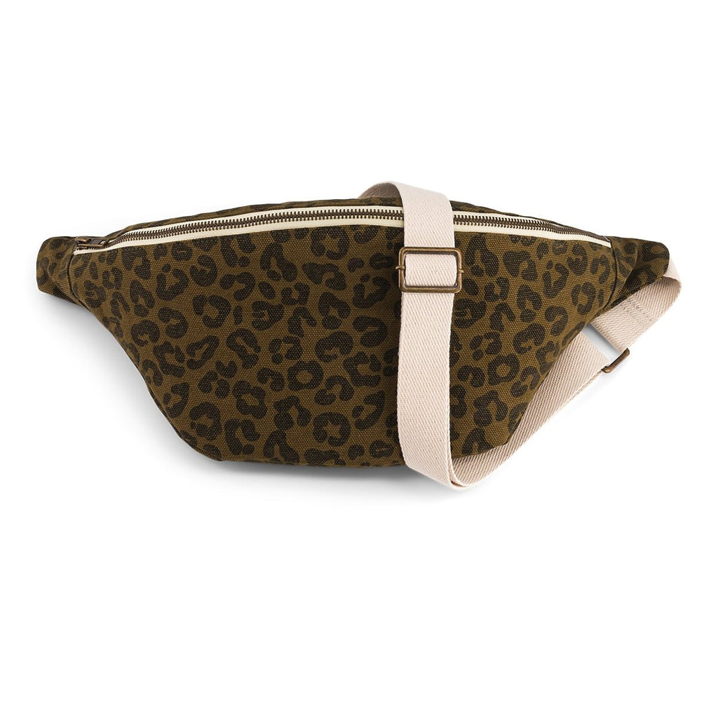 Sac banane femme imprimé léopard olive - Rose in April