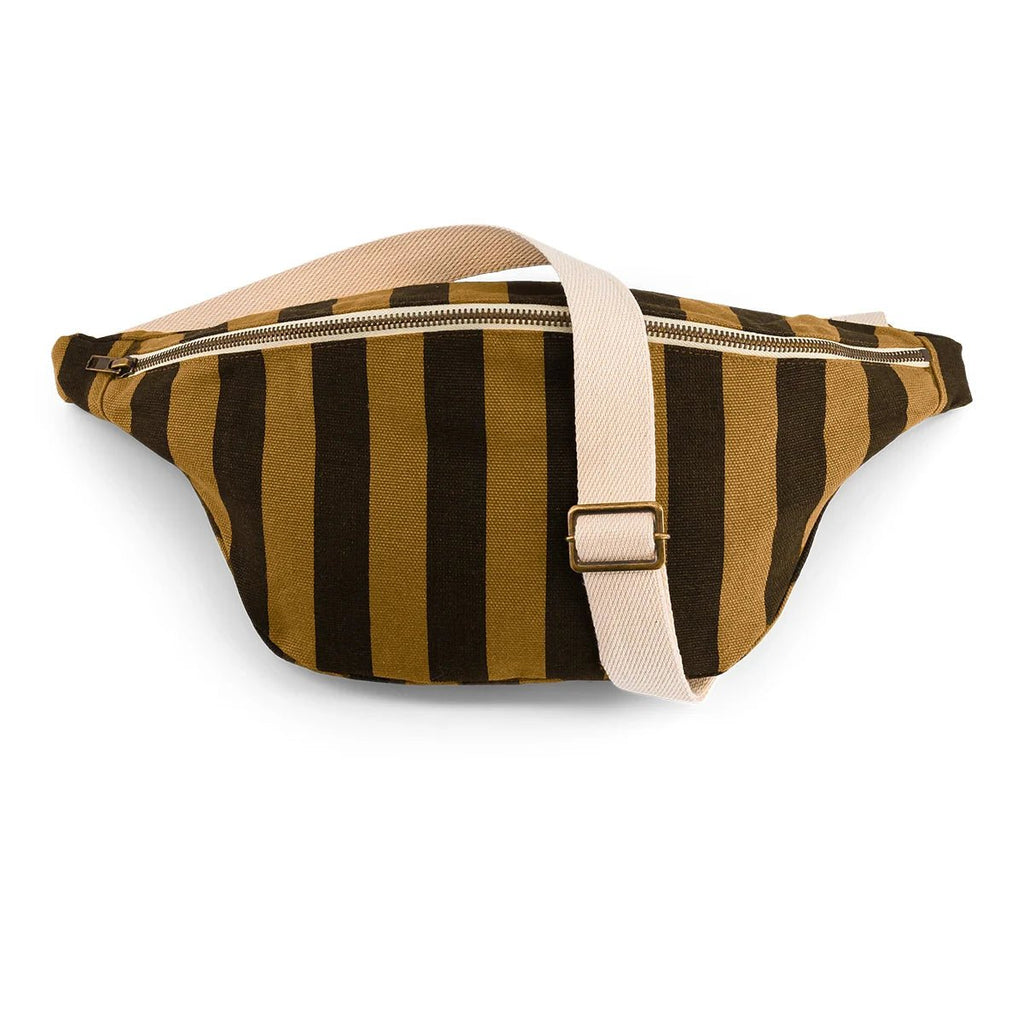 Sac banane femme rayures cumin - Rose in April