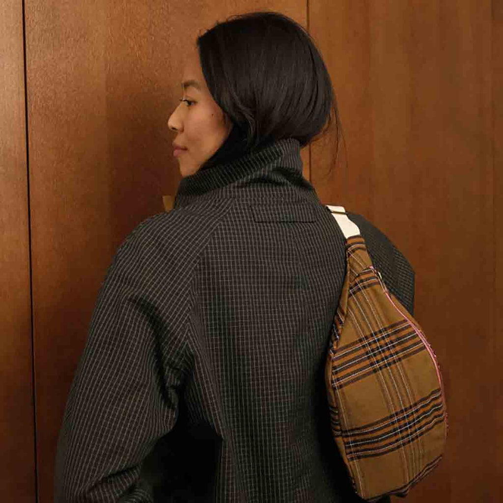 Sac banane femme Tartan - Rose in April