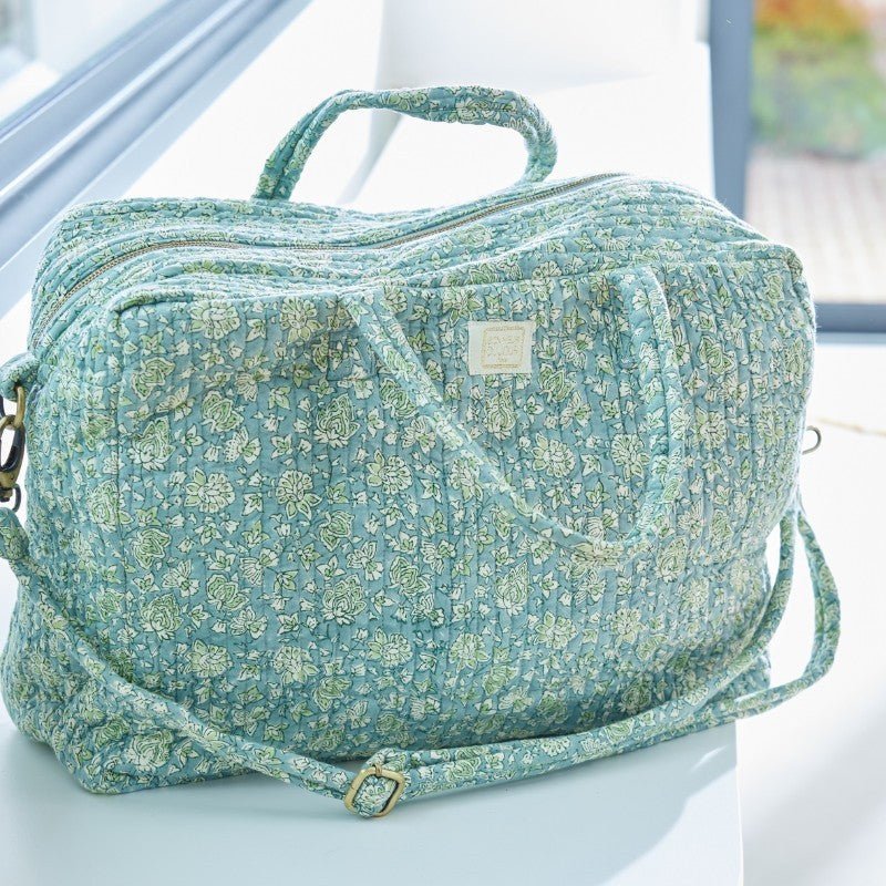Sac cabas - arushi blue green - Bonheur du Jour - Lili Margaret