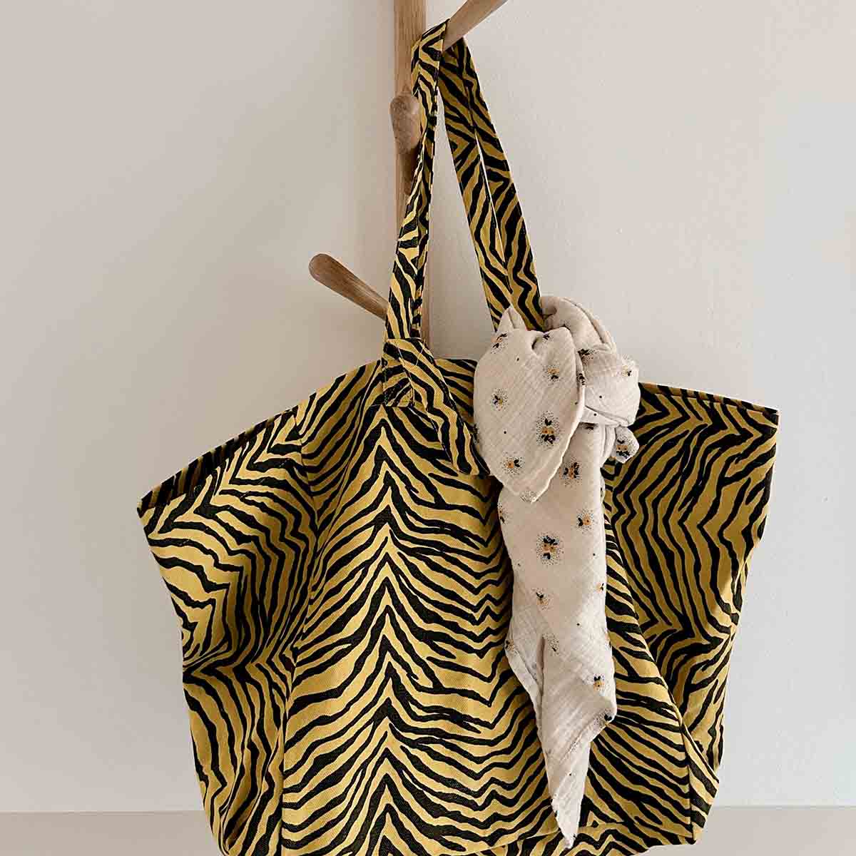 Sac cabas - Elisa Zebrou Bambou
