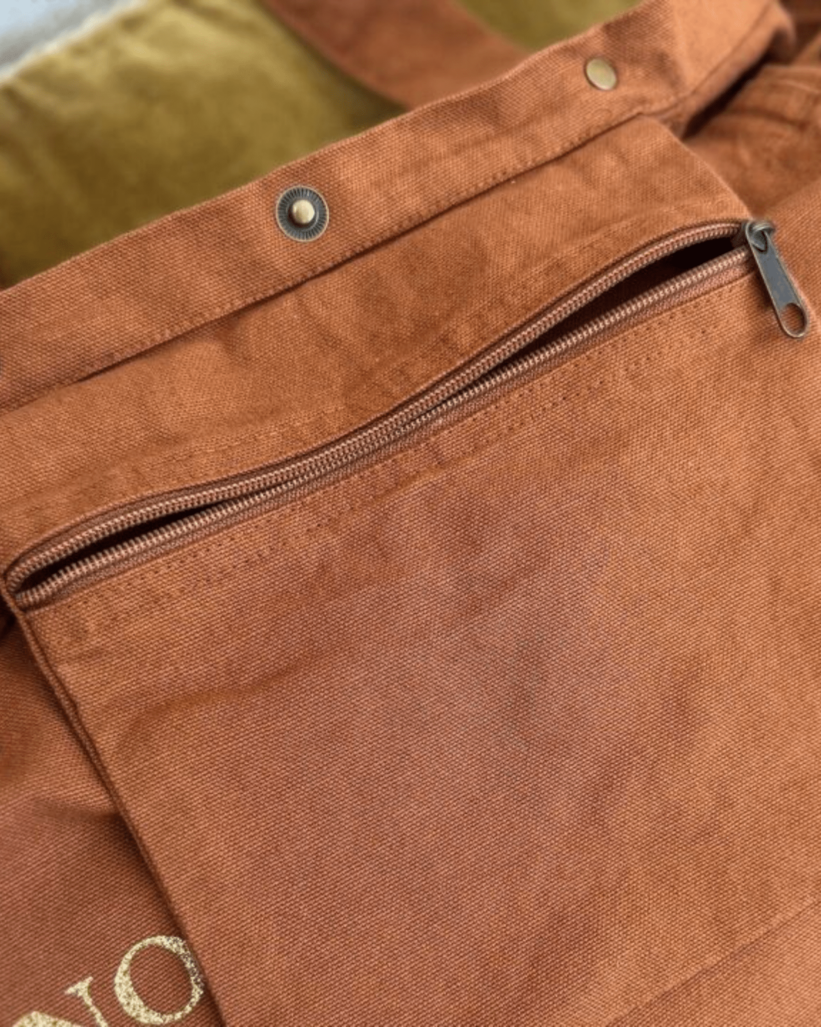 Sac cabas en toile caramel &quot; Family Love &quot; - marcel et lily - Lili Margaret