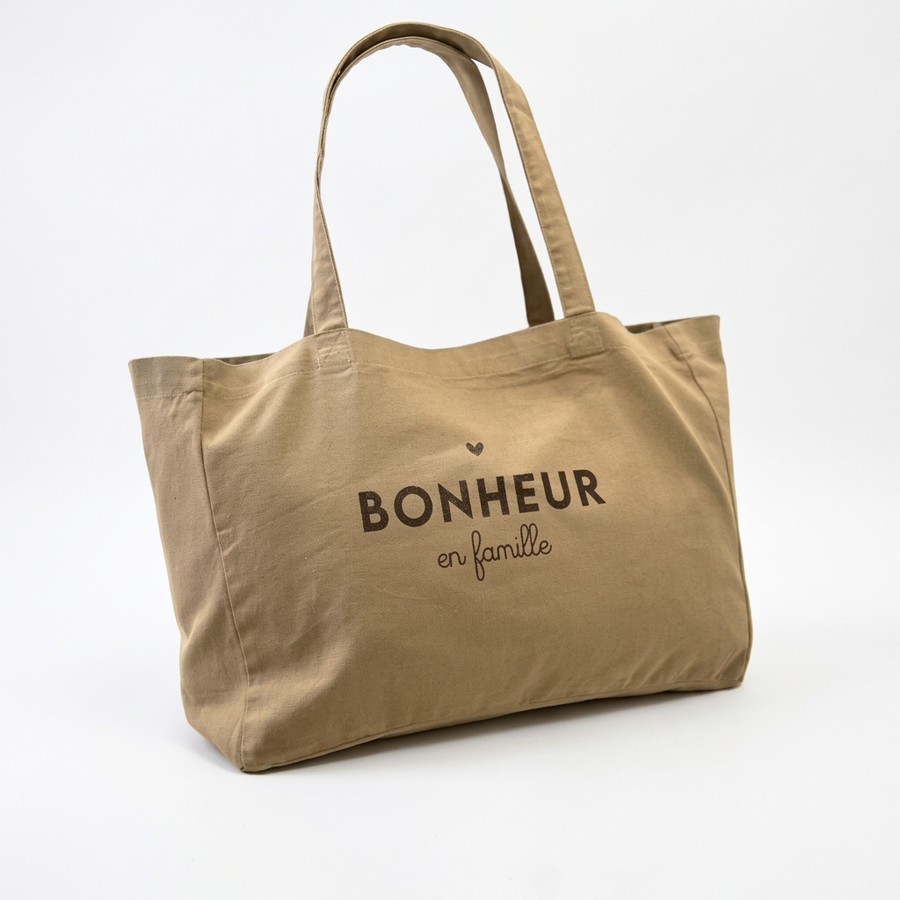 Sac cabas femme "Bonheur en famille"