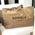 Sac cabas femme "Bonheur en famille" - marcel et lily