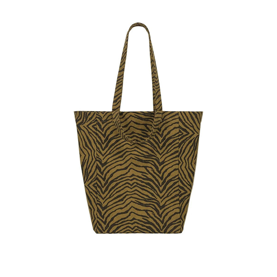 Sac cabas femme Elisabeth Zebrou Olive