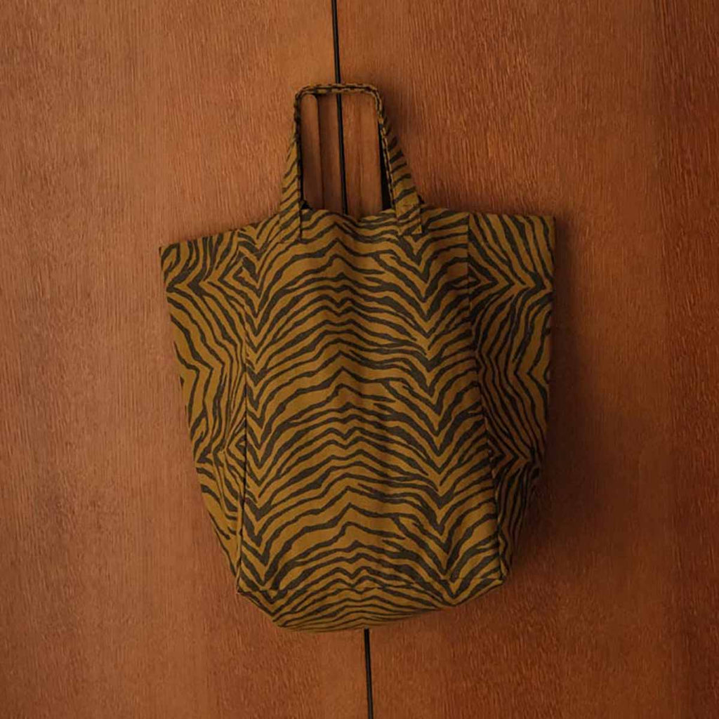 Sac cabas femme Elisabeth Zebrou Olive - Rose in April