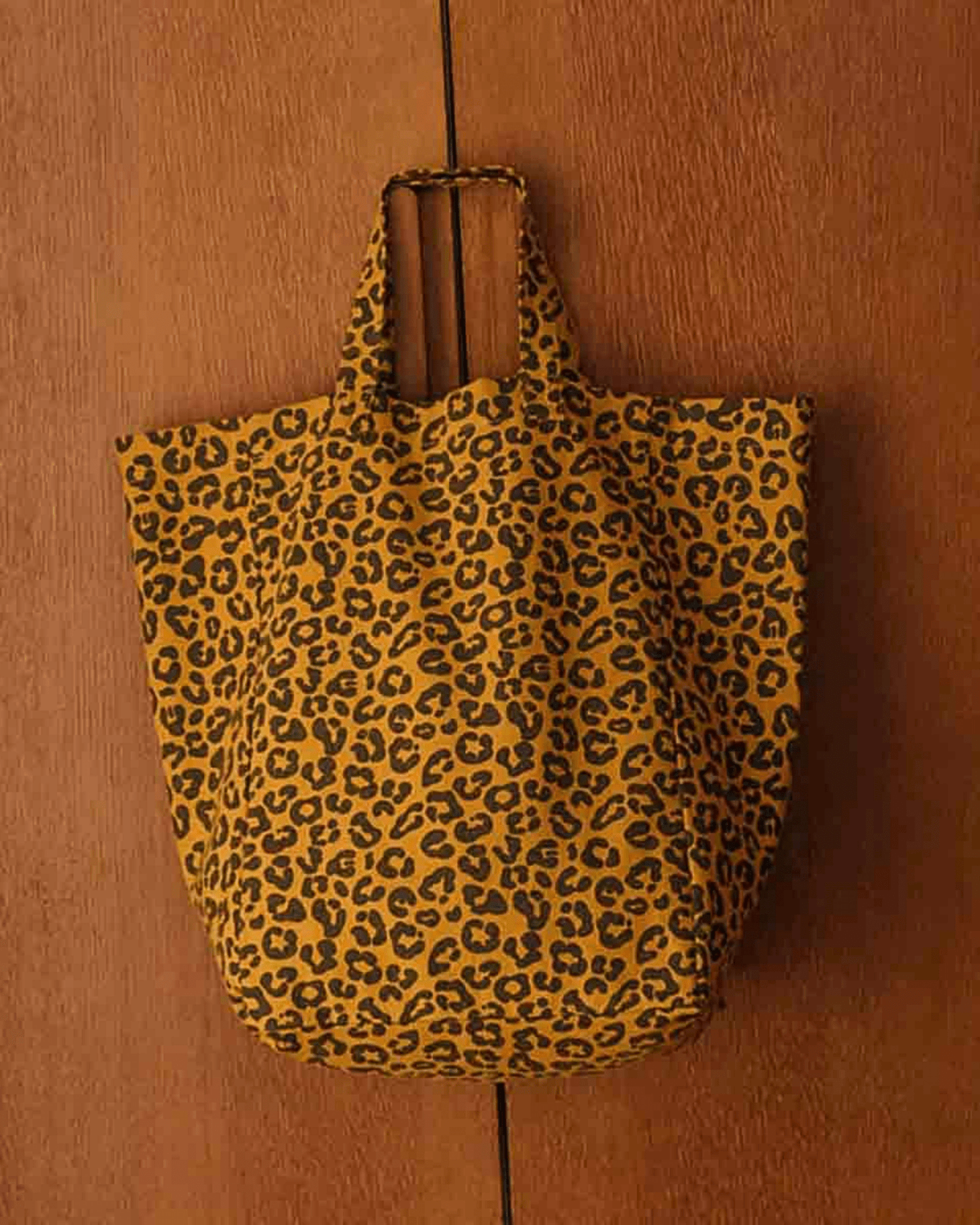 Sac cabas léopard caramel - Rose in April - Lili Margaret