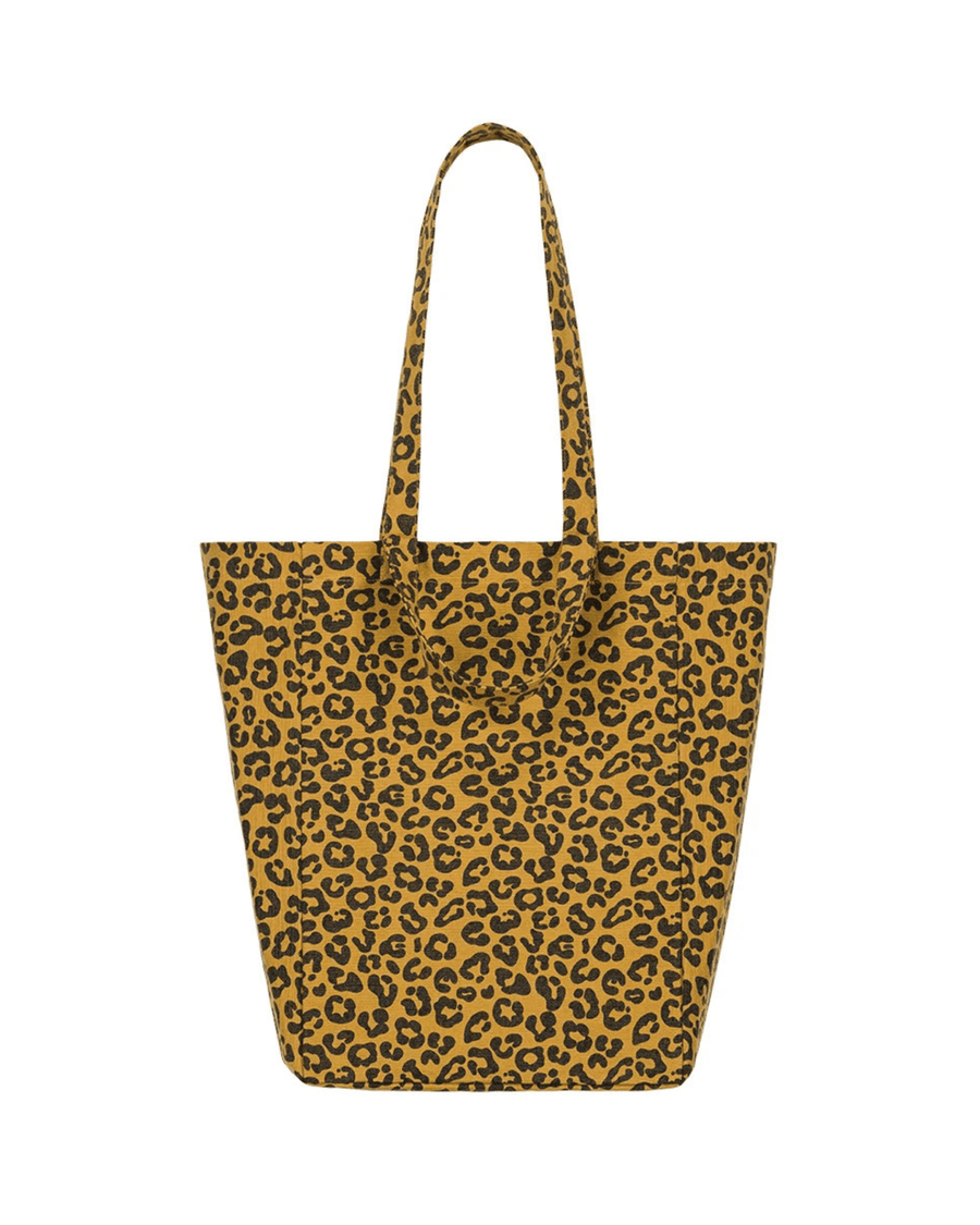 Sac cabas léopard caramel