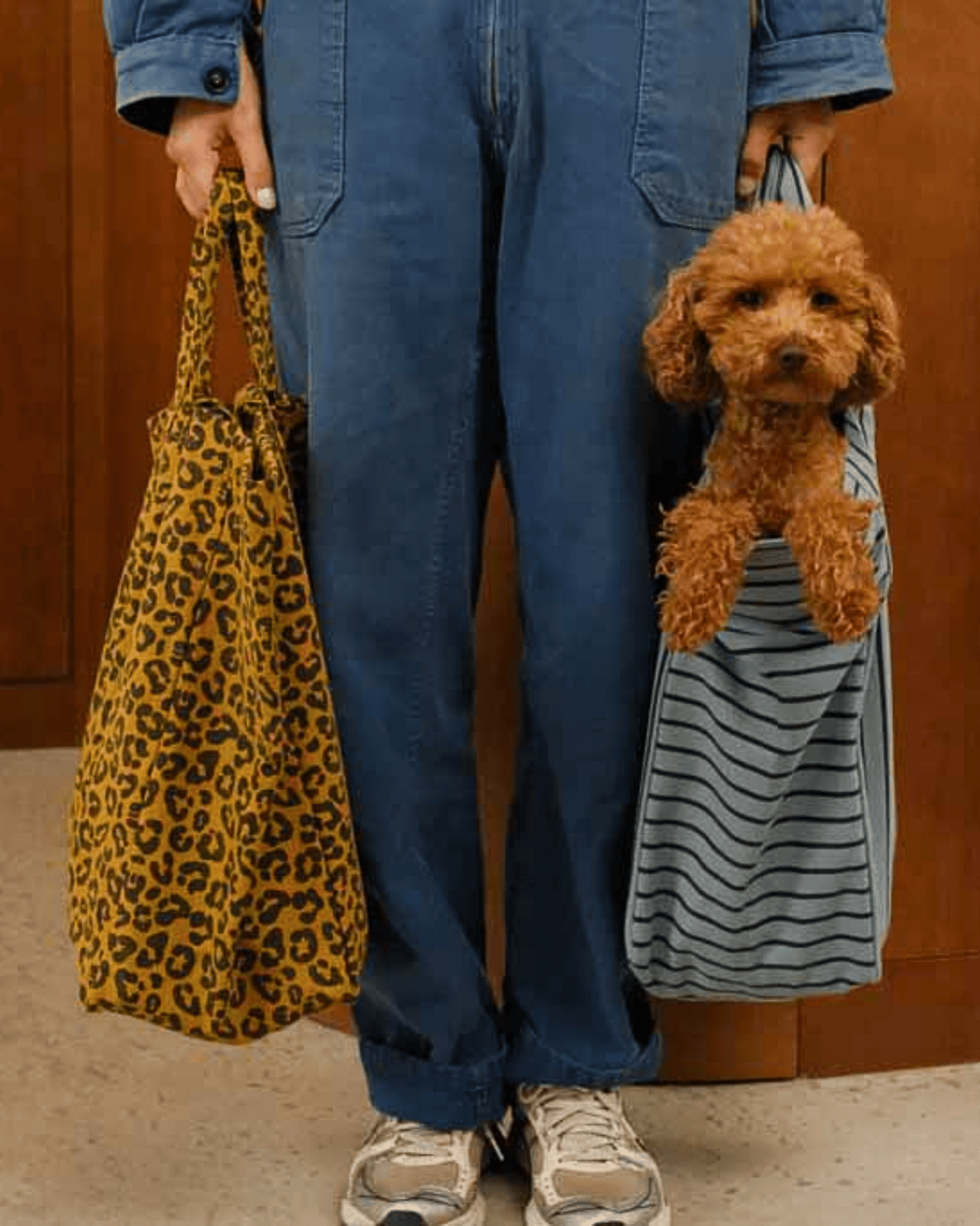 Sac cabas léopard caramel - Rose in April - Lili Margaret