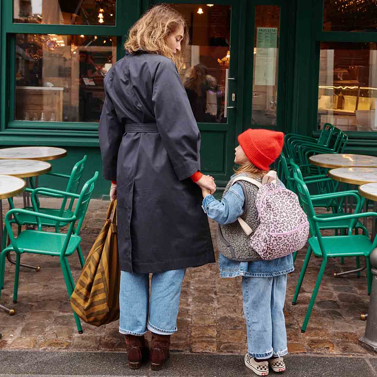 Sac cabas rayures Elisa Cumin - Rose in April - Lili Margaret