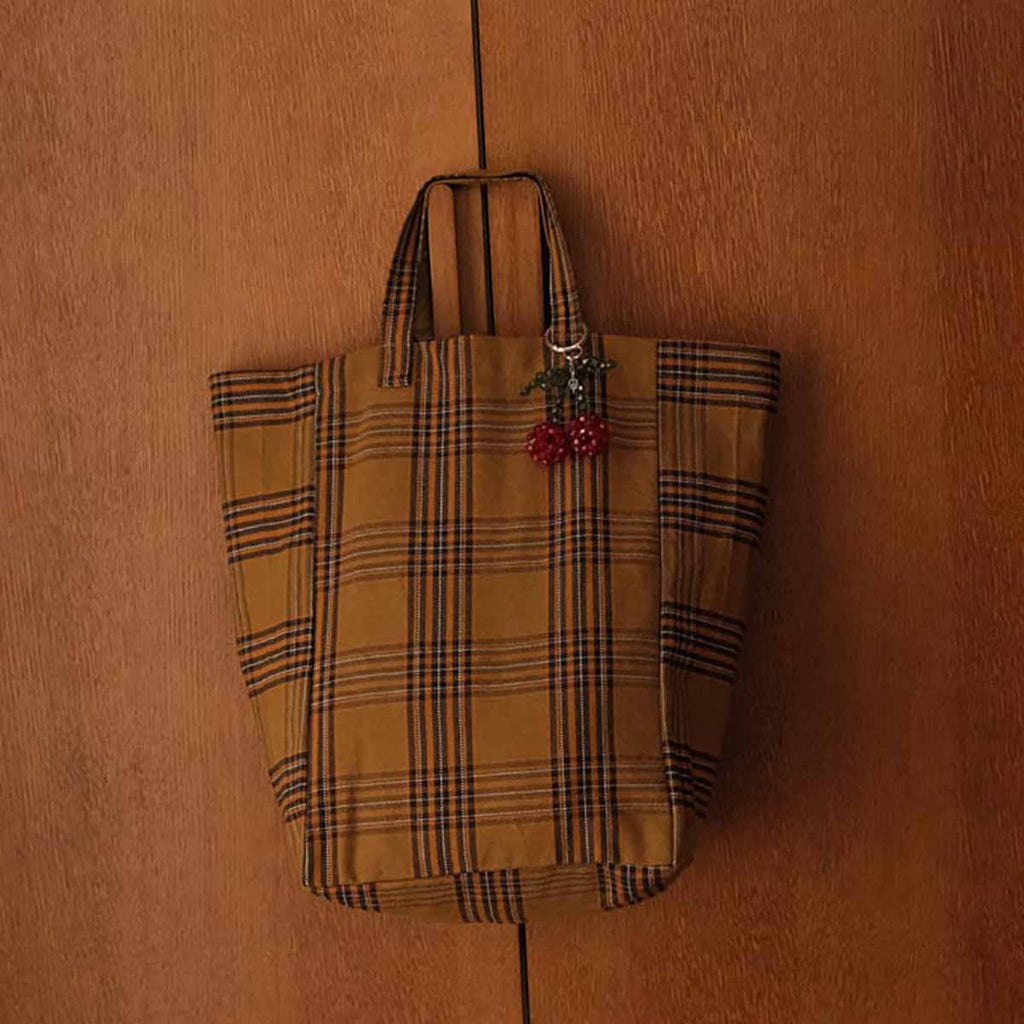 Sac cabas tartan Elisabeth - Rose in April