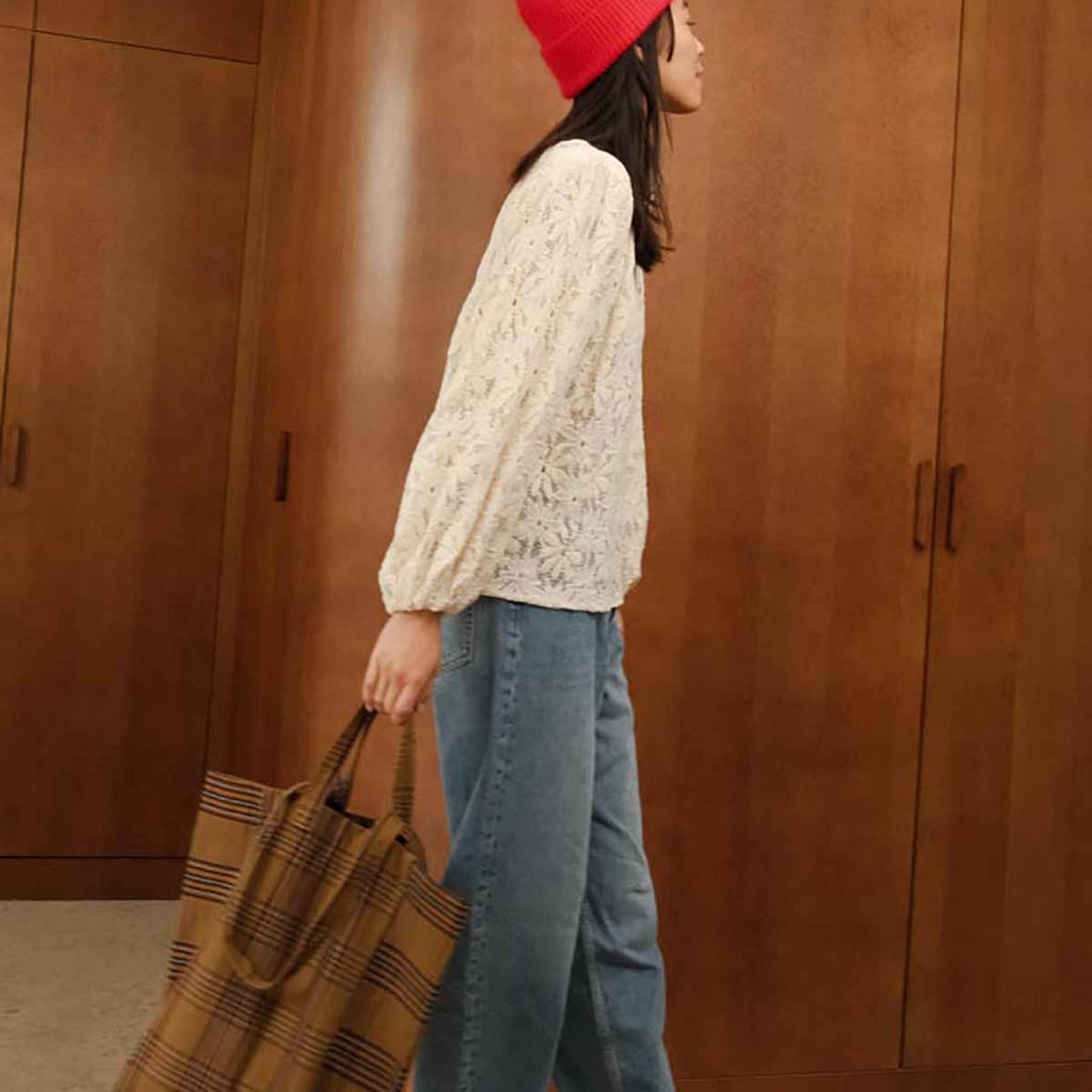 Sac cabas tartan Elisabeth - Rose in April