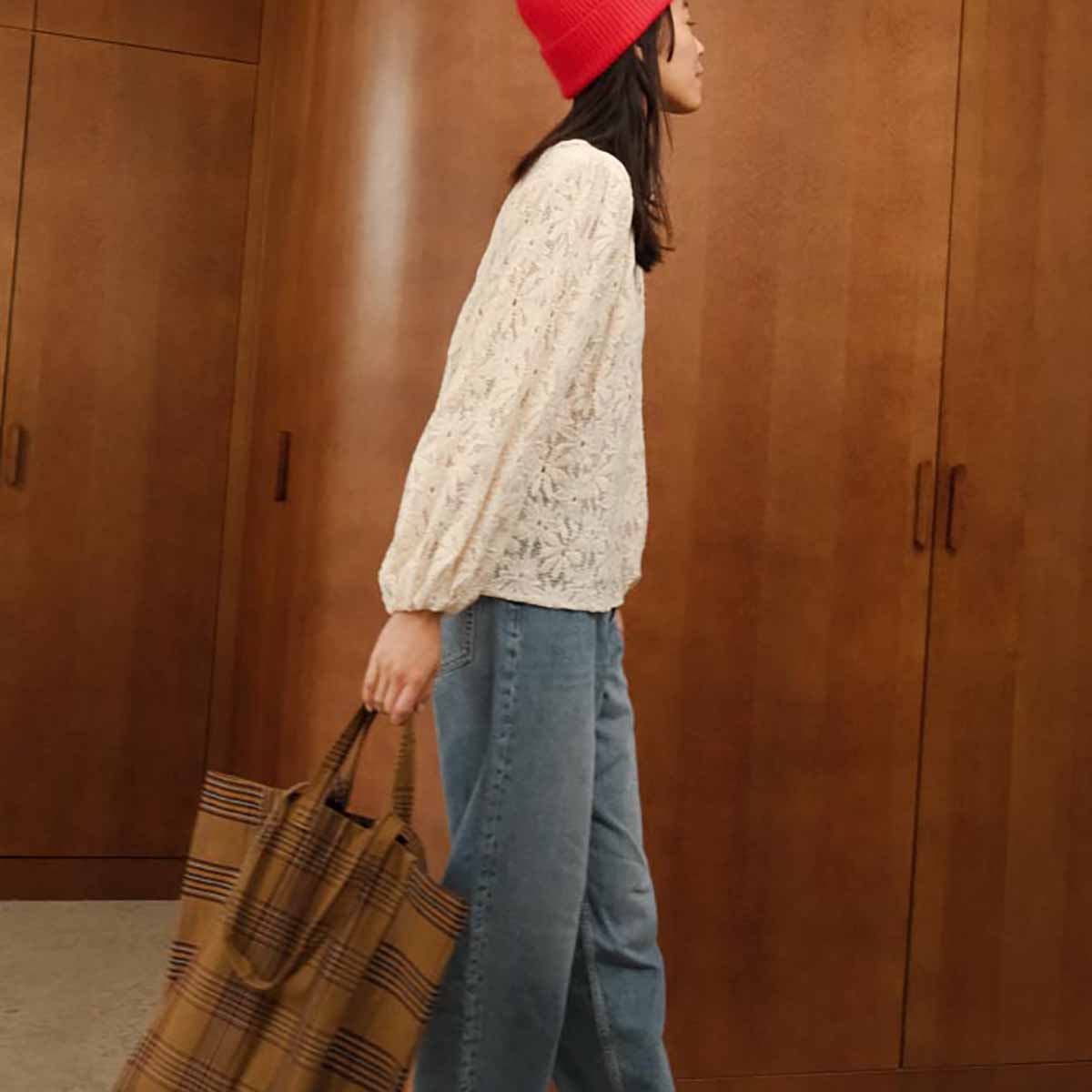 Sac cabas tartan Elisabeth - Rose in April - Lili Margaret