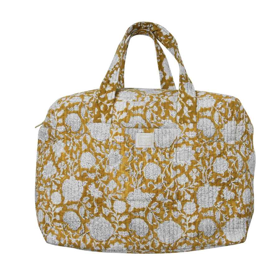 Grand sac cabas matelassé tupia absynthe