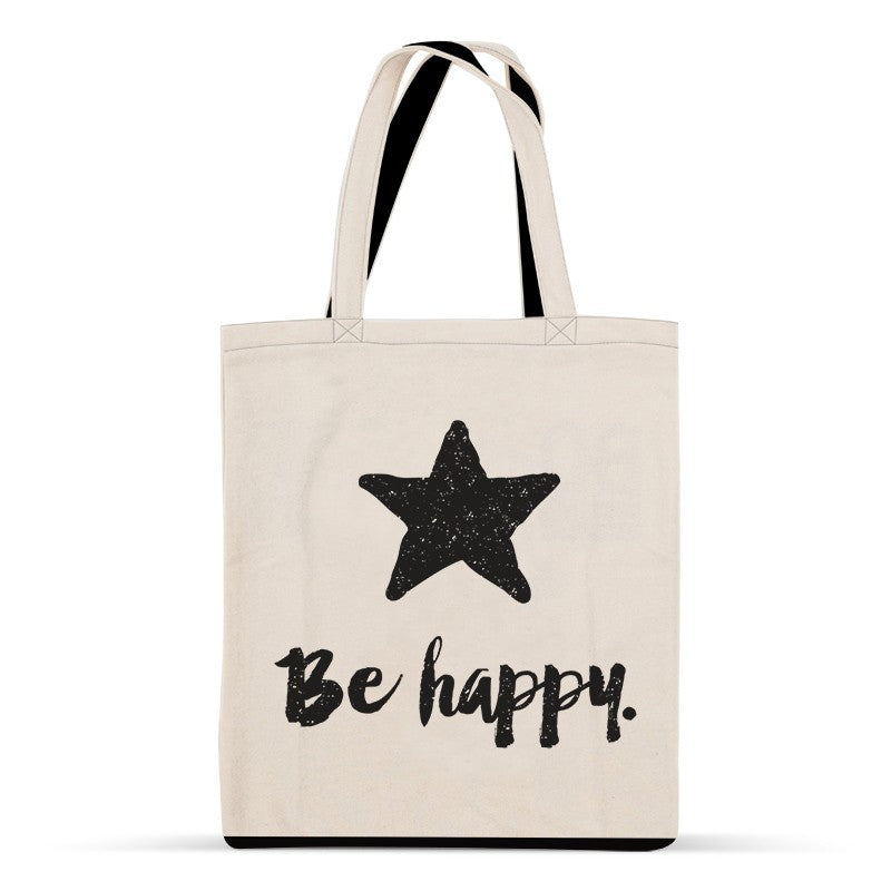 Tote-bag Be happy - Label&