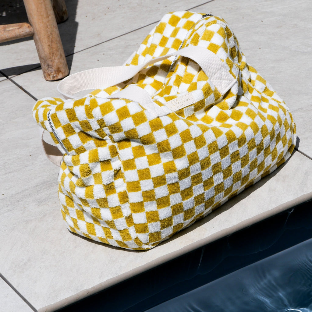 Sac de plage en éponge format week - end (5 coloris)