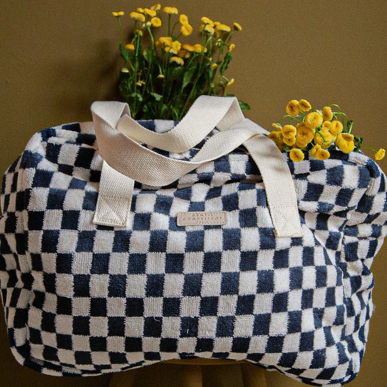Sac de plage en éponge format week - end (5 coloris)