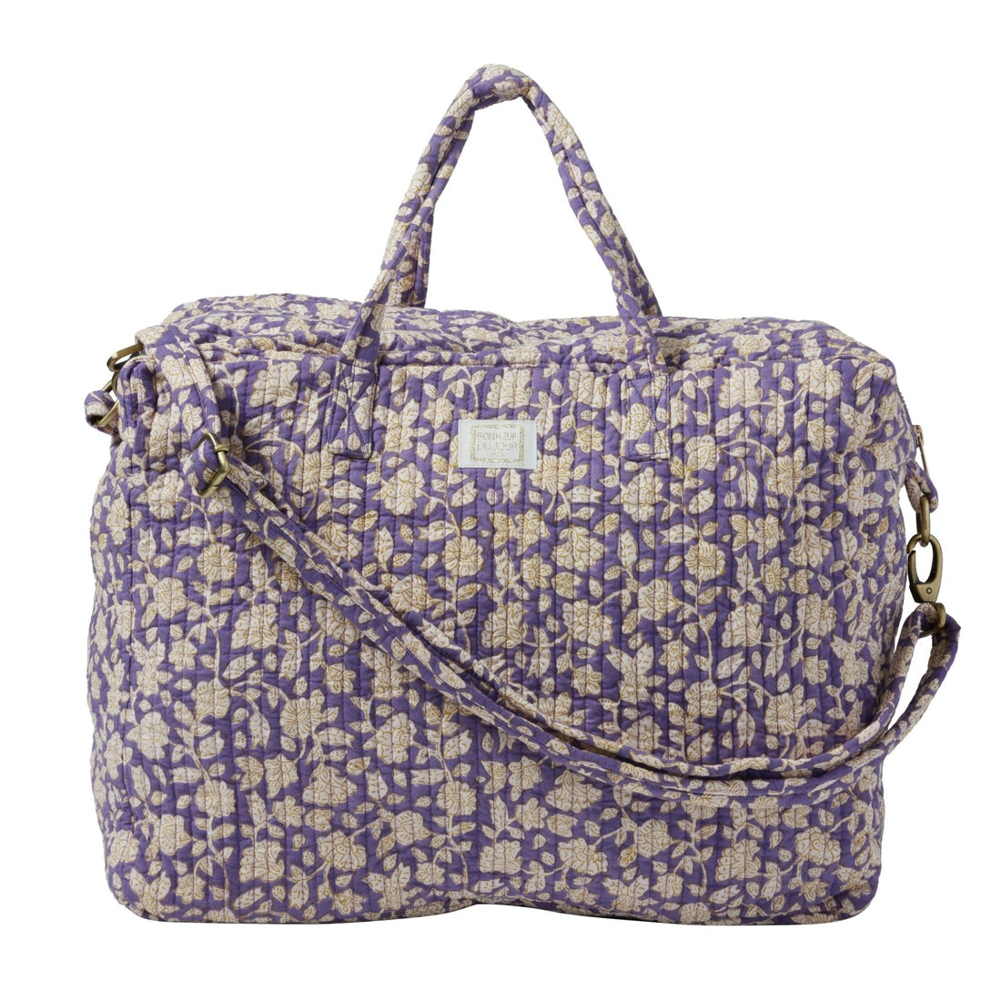 SAC MATELASSÉ IMPRIMÉ BOHÈME CHIC JAYA VIOLINE - Bonheur du Jour - Lili Margaret