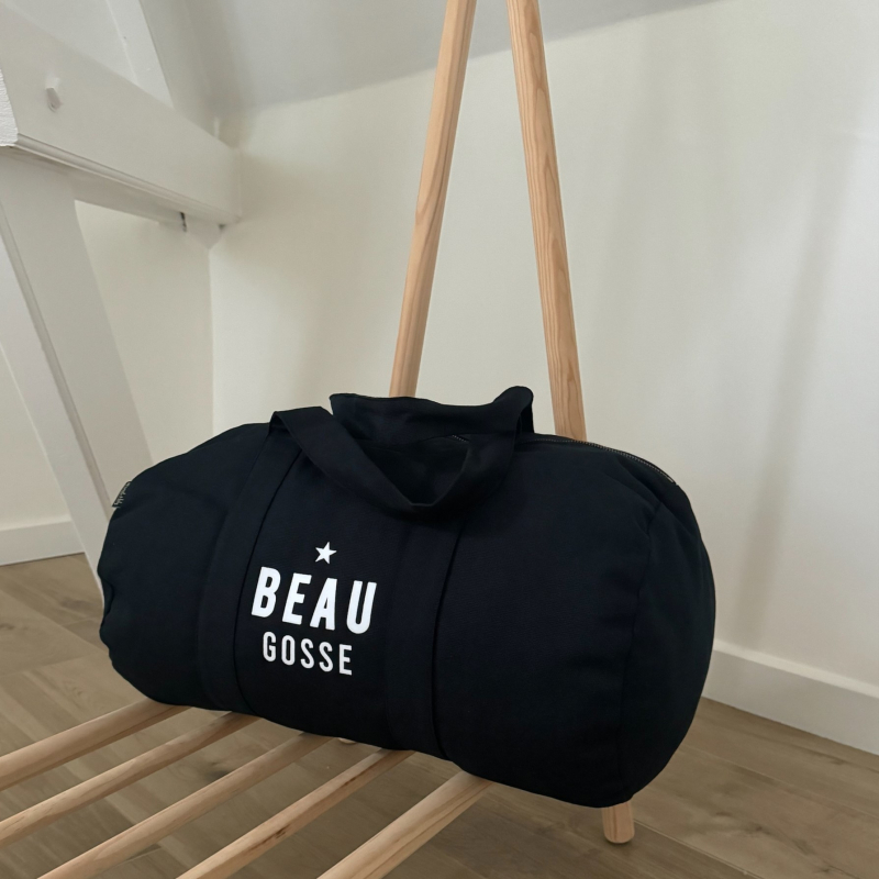 SAC POLOCHON BLEU NUIT &quot;BEAU GOSSE&quot; – IDÉE CADEAU HOMME ORIGINAL | Marcel et Lily