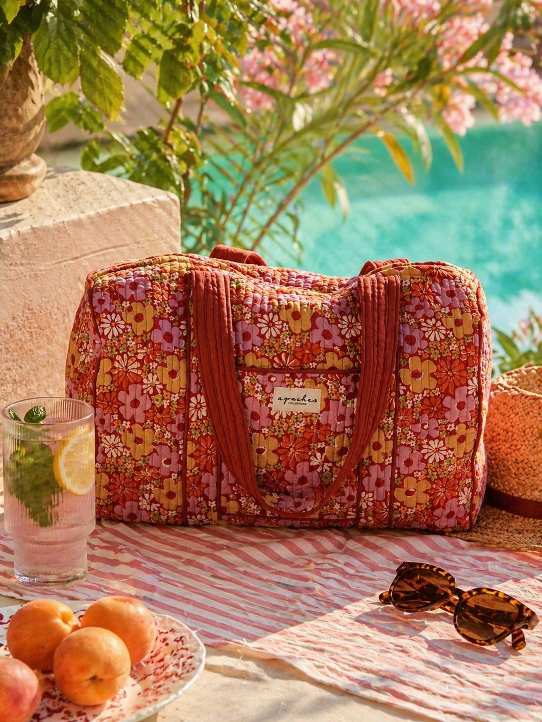 Sac polochon Janie Dahlia - Apaches Collections