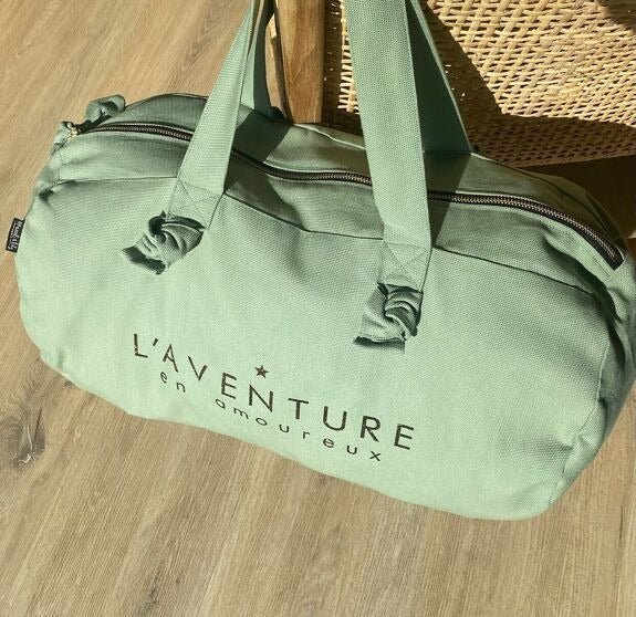 Sac polochon voyage l'aventure en amoureux - marcel et lily