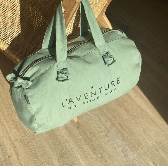 Sac polochon voyage l'aventure en amoureux - marcel et lily