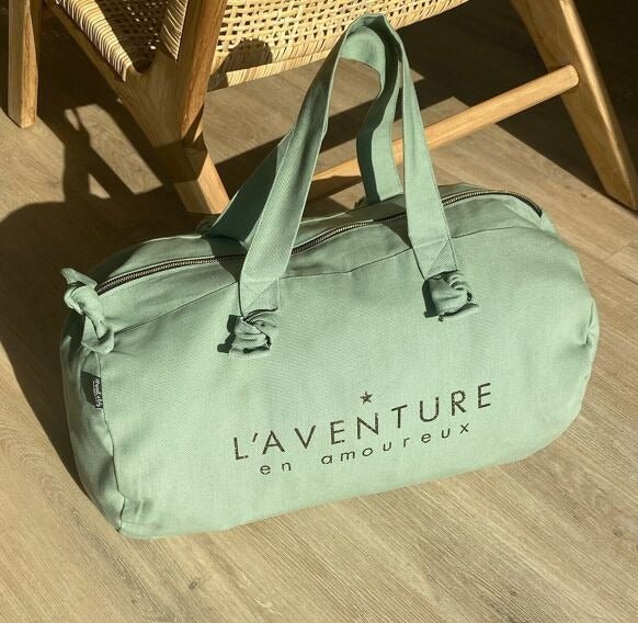 Sac polochon voyage l'aventure en amoureux - marcel et lily