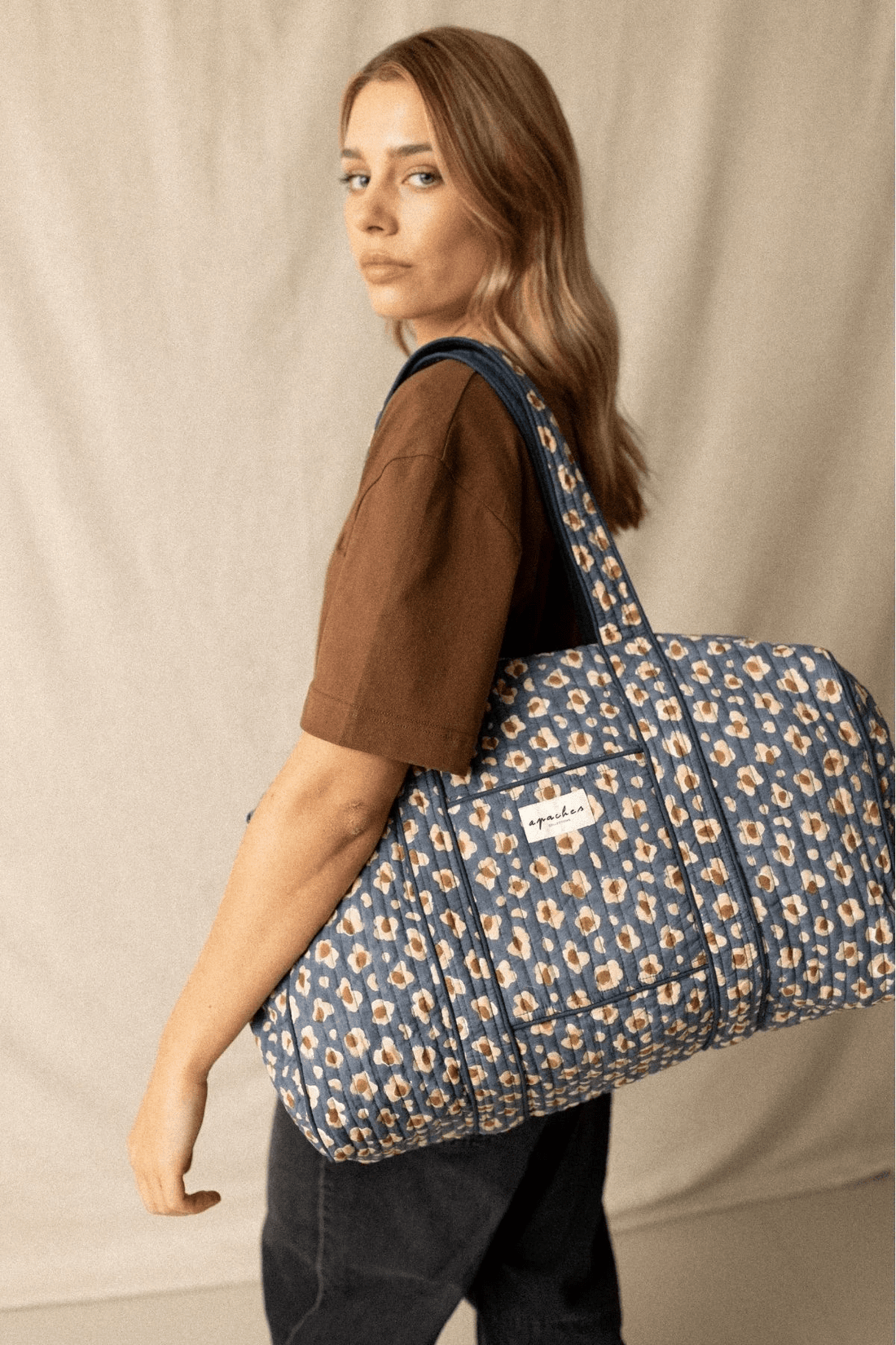 Sac polochon Léopard météorite - Apaches Collections