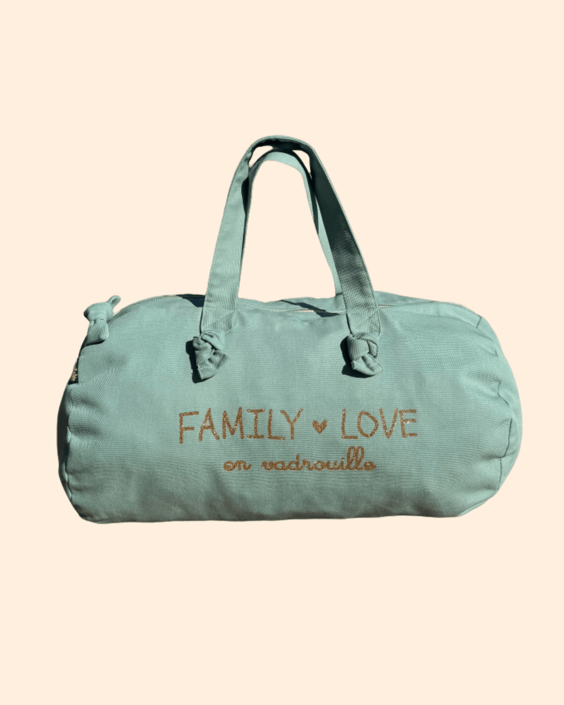 SAC POLOCHON LOVELY FAMILY EN VADROUILLE CÉLADON - Marcel et Lily - Lili Margaret