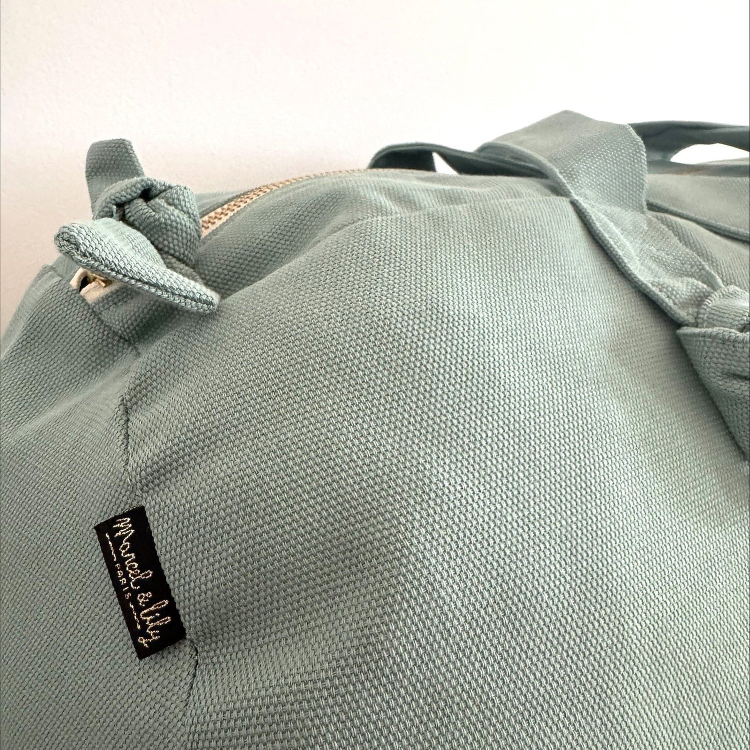 SAC POLOCHON LOVELY FAMILY EN VADROUILLE CÉLADON - Marcel Lily - Lili Margaret