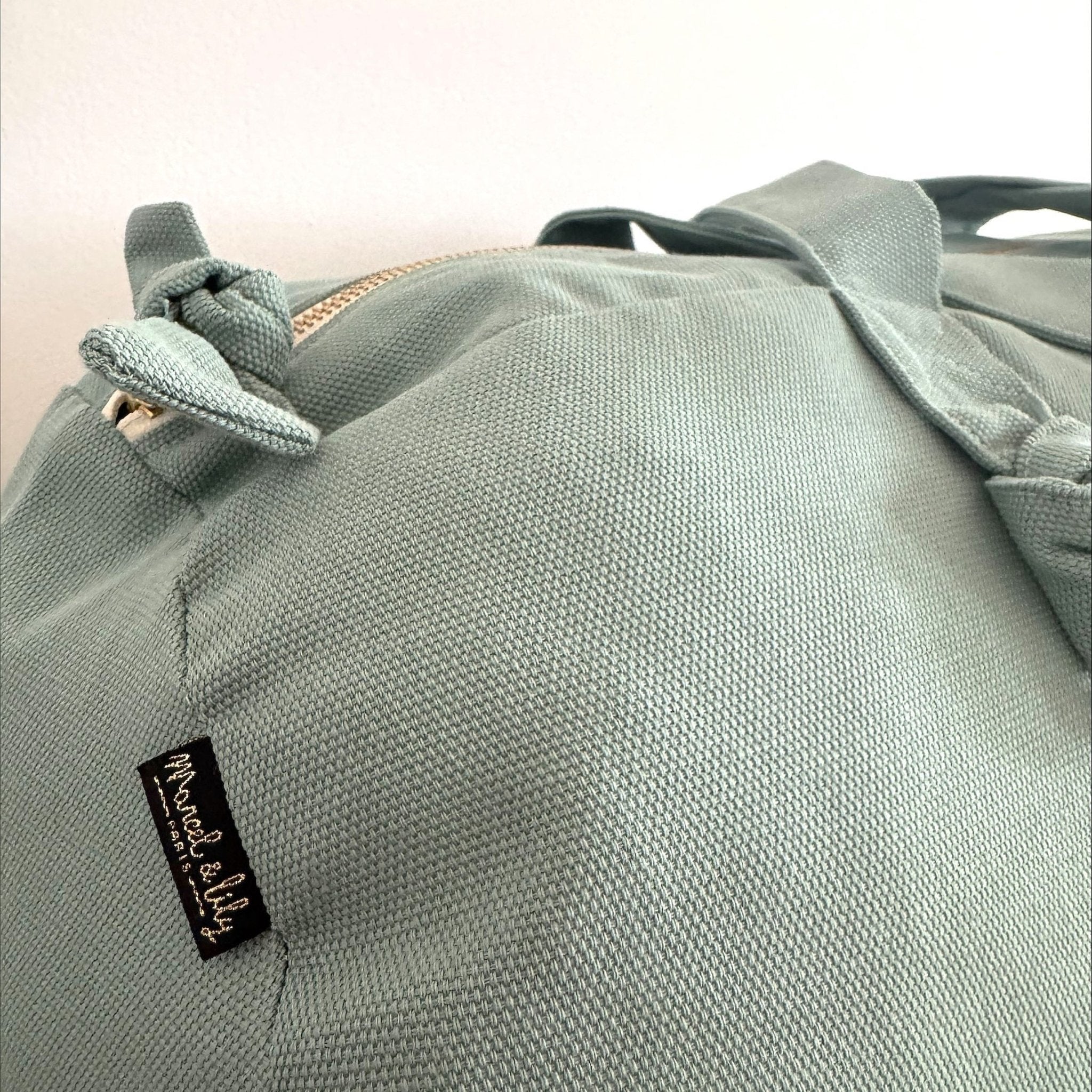 SAC POLOCHON LOVELY FAMILY EN VADROUILLE CÉLADON - Marcel Lily - Lili Margaret