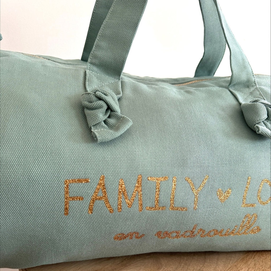 Sac polochon week - end family love - marcel et lily