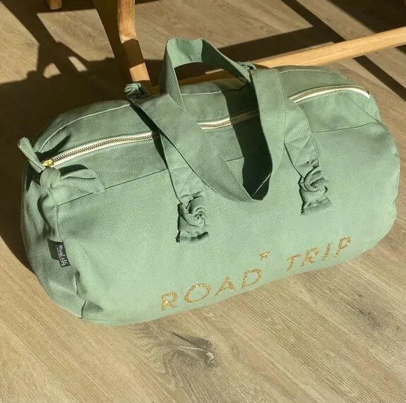 Sac polochon week - end en toile road trip - marcel et lily