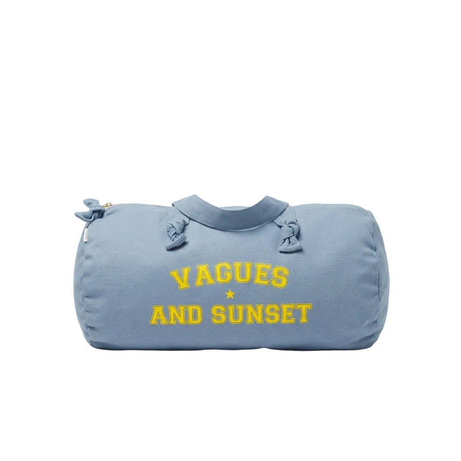 Sac bowling femme vagues and sunset en tissu