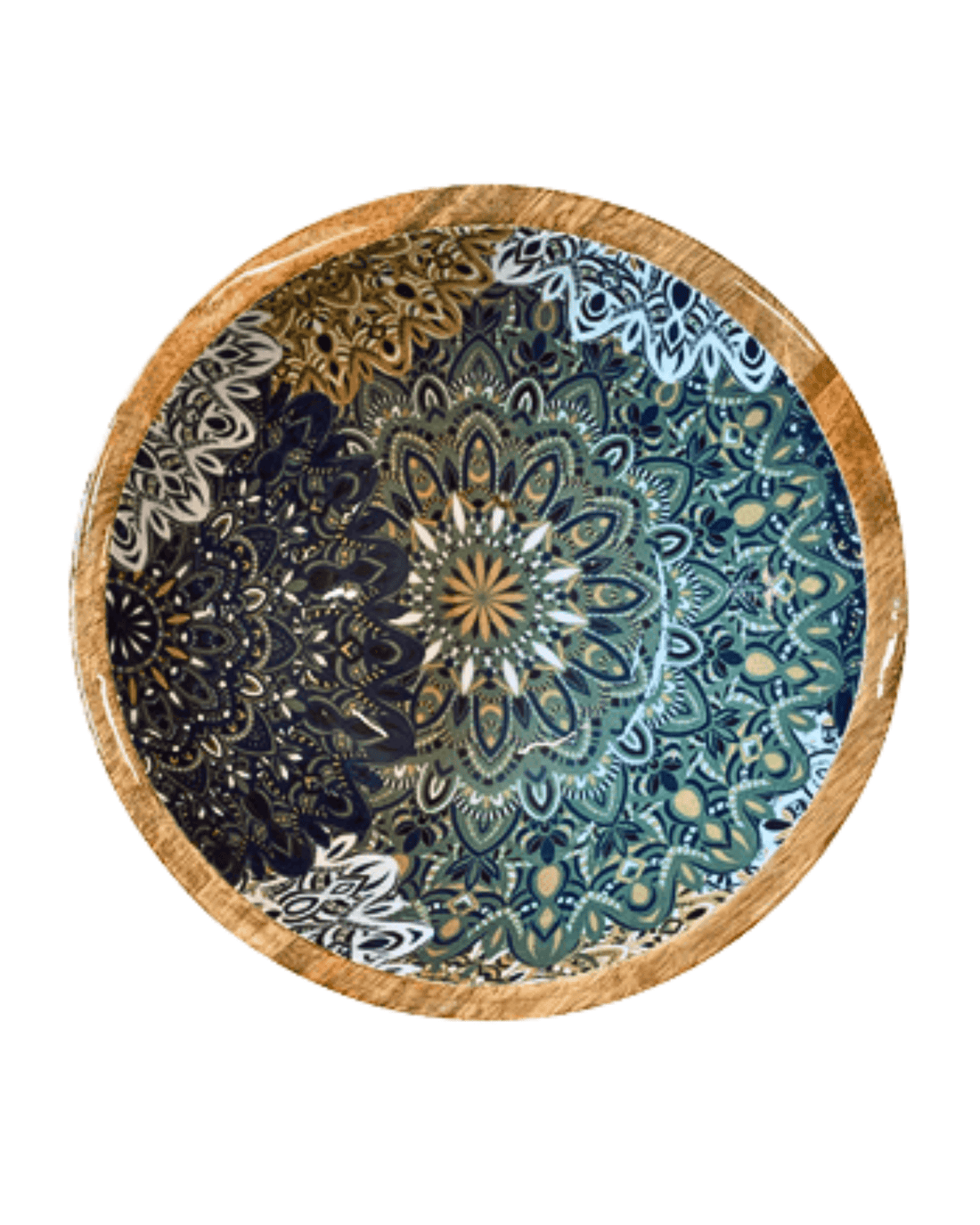 Saladier bois de manguier multi mandala - by room - Lili Margaret