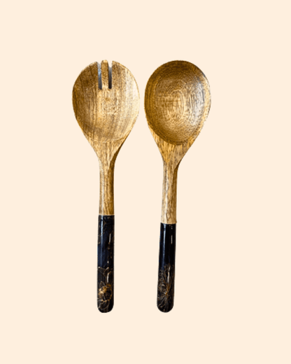 Saladier bois de manguier multi mandala - by room - Lili Margaret