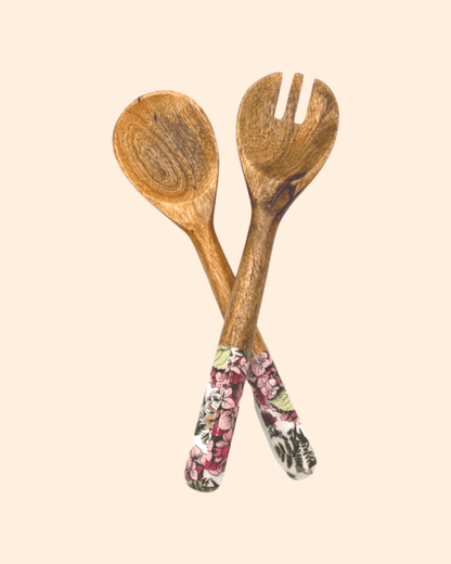 Saladier bois de manguier pink hydrangea - by room - Lili Margaret