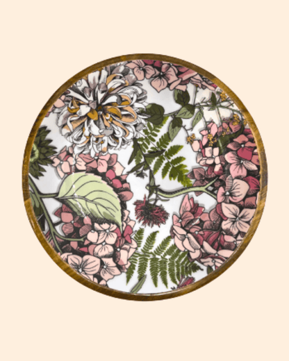 Saladier bois de manguier pink hydrangea - by room - Lili Margaret