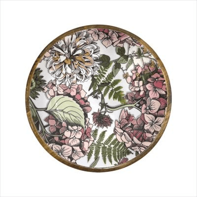 SALADIER BOIS DE MANGUIER Pink Hydrangea - By Room - Lili Margaret