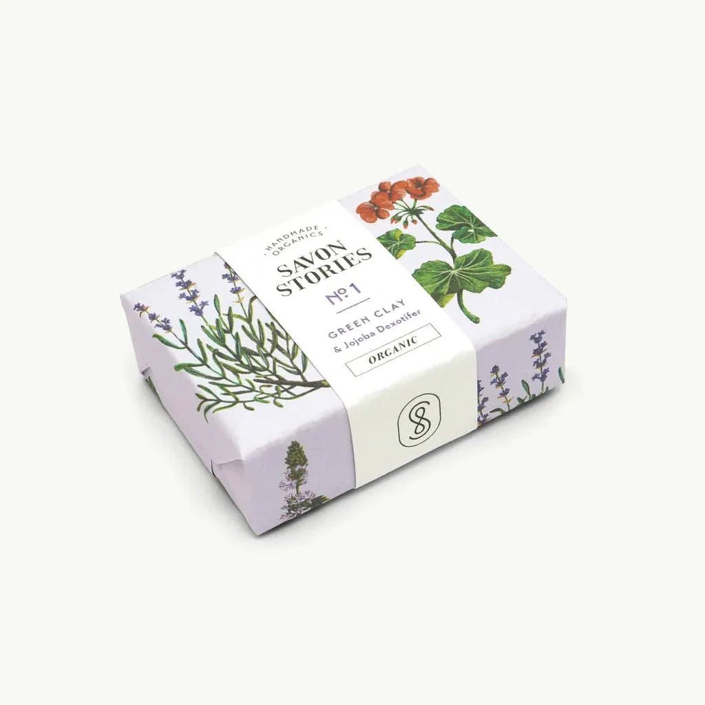 Savon bio & naturel à l'argile verte "l'équilibrant" - savon stories