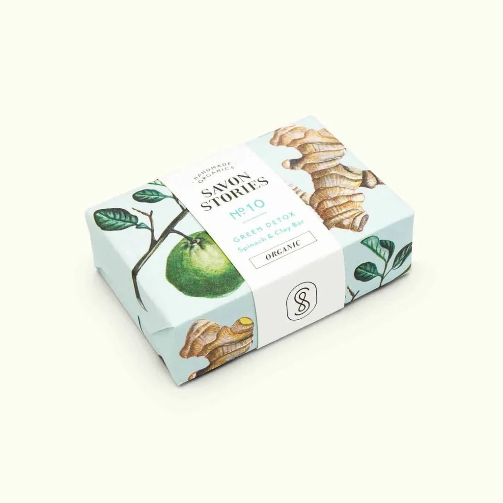 Savon bio & naturel détox épinard "le détoxifiant" - savon stories