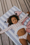 Serviette de plage enfant Flamant rose
