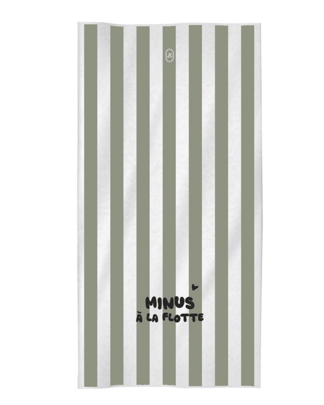 Serviette enfant microfibre minus à la flotte vert - zakuw - Lili Margaret