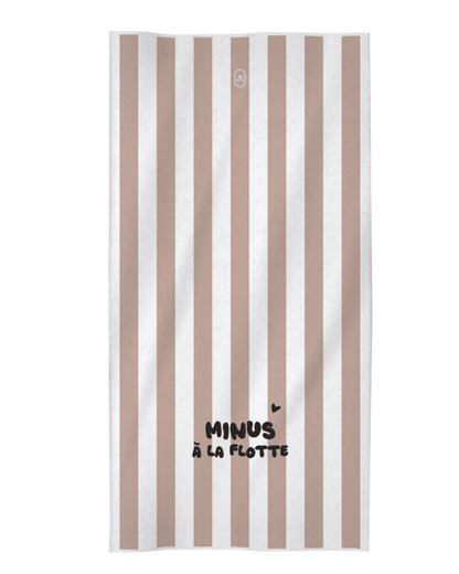 Serviette enfant piscine minus à la flotte rose - zakuw - Lili Margaret