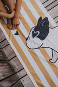 Serviette microfibre enfant Minus - Bouledogue